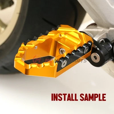 1 inch Lowered Gold Front Highway Foot Pegs For CBR929RR 00 01 - Image 1 of 4