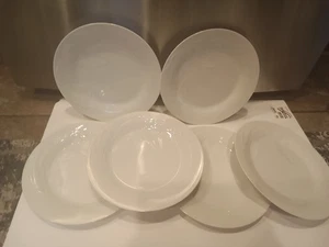 Studio Nova geprägte Tulpe weiß Speiseteller 6er Set - Bild 1 von 6