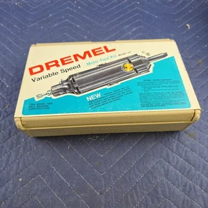 Vintage Variable Speed Dremel Moto Tool Solid State Model 380 Accessories - Picture 1 of 9