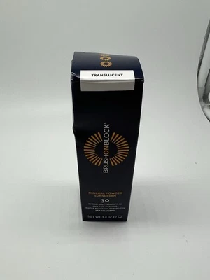 Protector solar en polvo mineral Brush On Block FPS 30, transclúcido 0,12 oz/3,4 g Foto 1 de 3