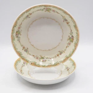 Noritake Morimura Art Deco Dinner China Salad Bowl Set of 2 - Photo 1 sur 6