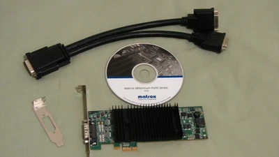 Matrox P-960 X1 PCIe Low and high Profile Graphics card - Image 1 of 4
