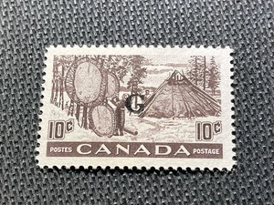 Sello sobreimpreso del gobierno de Canadá Scott #301 muy fino como nuevo nunca montado - Imagen 1 de 2