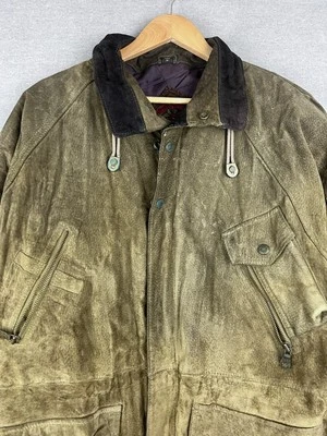 Vintage Hunters Run Leather Bomber Jacket Size M Brown - Image 1 of 4