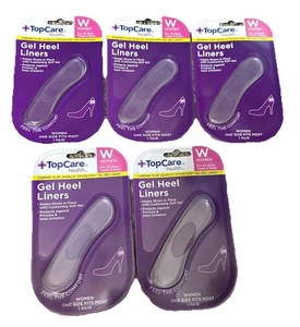 Paquete de 5/pares de forros de talón TopCare Health para mujer - Imagen 1 de 2
