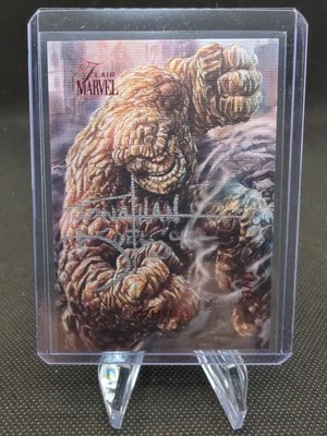 2023 Flair Marvel Artist Autographs #2 - Thing - Jonathan Koelsh /33 - Image 1 of 2