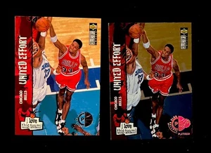 Scottie Pippen 95/96 Collectors Choice Platinum 369 & Players Club - Bild 1 von 5