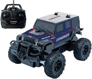 - Radiocom - Jeep Wrangler Carabinieri, Auto RC 27 Mhz, 7 Funzioni, Scala 1:24,  - Foto 1 di 12