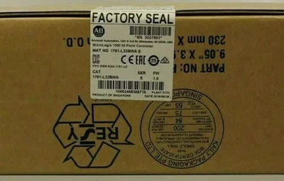 New Sealed Allen Bradley 1761-L32BWA SER E MicroLogix1000 32 Point Controller - Image 1 of 4