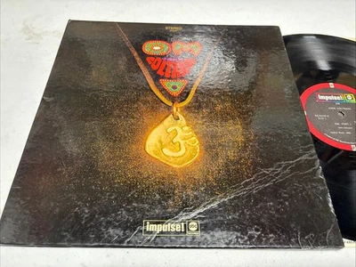 John Coltrane "Om" LP 1968 ABC/Impulse! Stereo A-9140 Black Label w/ Red Ring - Image 1 of 4