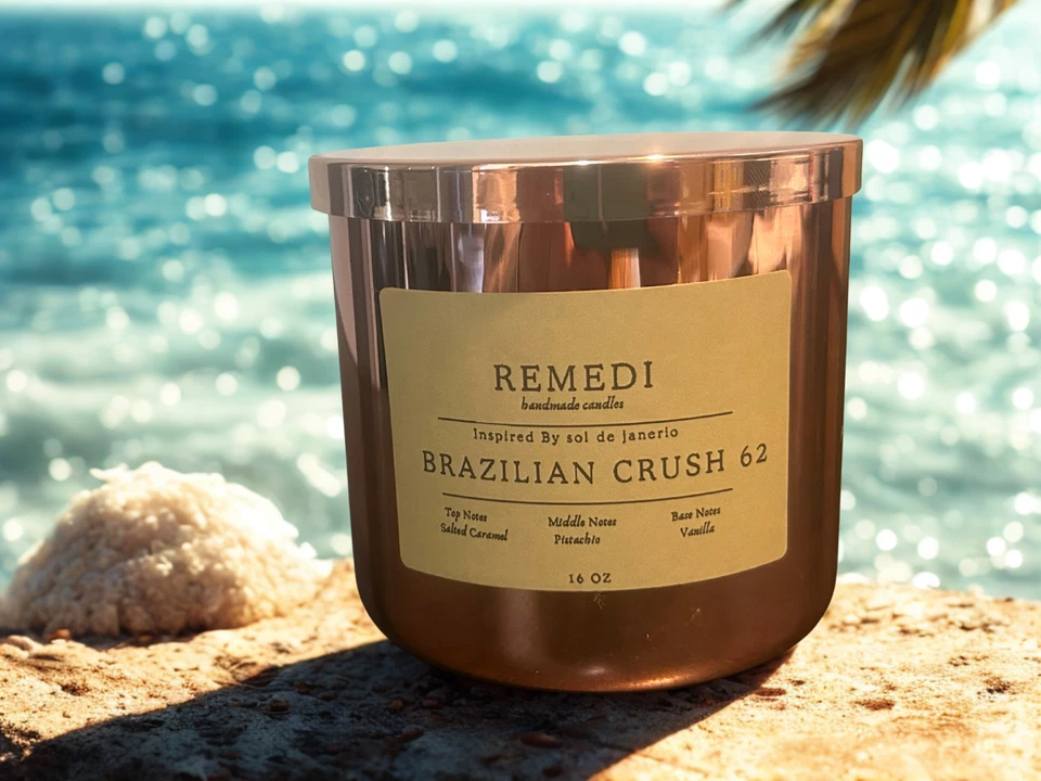 Vela Brazilian Crush 62 (inspirada en Sol de Janeiro) Foto 1 de 4