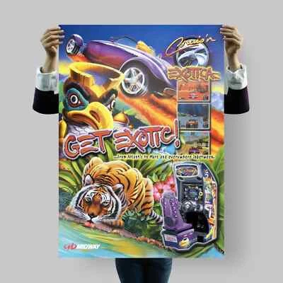 Cruis’n Exotica Arcade Poster – Midway Racing Classic - Bild 1 von 4