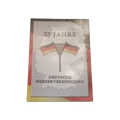 Sammelmappe 25 Jahre Deutsche Wiedervereinigung LEER TOP - Bild 1 von 4