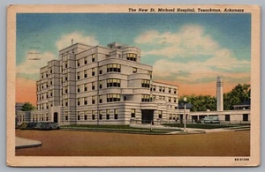 The New St. Michael Hospital, Texarkana, Arkansas. Vintage 1959 Postcard TS-95 - Picture 1 of 2