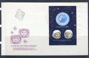 Hungary 1963 SG MS 1923a Vostok 5/6 Space Imperf on FDC - Picture 1 of 1