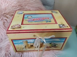 Cherished Teddies Wilma Beach Photo Box 2008 Welcome Club Bear On Beach Extras - Picture 1 of 17
