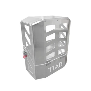 400 x 220 x 500mm Flat Alloy Ute Jerry Can Bottle Holder Pad lockable Tool Box - Picture 1 of 1