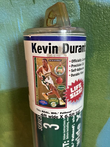 NBA FatHead Kevin Durant Seattle SuperSonics - Extremely Rare - Unused!!! Cover