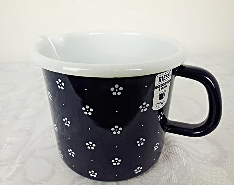 RIESS Schnabeltopf Blümchenblau (12 Cm)