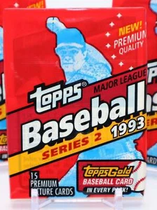 1993 Topps Series 2 Baseball Pack (15 Cards) - Picture 1 of 3