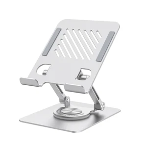 Support Ordinateur Portable Réglable Aluminium Portable 360 Support Rotatif Pivotant - Photo 1/13