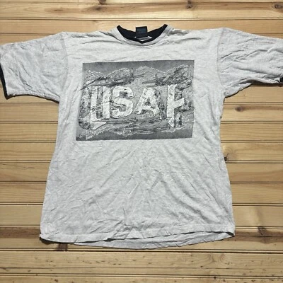 Camisa De Colección Años 80 90 Fuerza Aérea de los Estados Unidos Militar Combate Jet Art USAF - L Foto 1 de 4