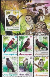SKV) 2017. Caribbean. Birds of prey. Souvenir sheet and stamps. MNH. - Picture 1 of 1