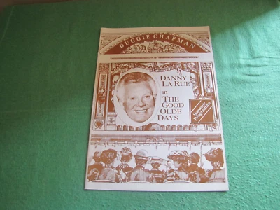 Danny La Rue in The Good Olde Days Theatre Programme - Image 1 of 3