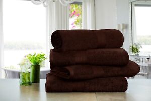 Ample Decor Bath Towel Pack of 4 100% Cotton 600 GSM Highly Absorbent Soft