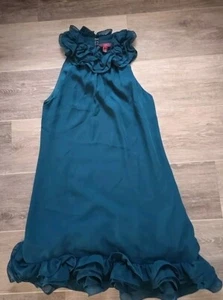 Ted Baker Julieta Kleid Rüschen Ausschnitt Party Rennen Hochzeit Gr.3 UK12 Grün  - Bild 1 von 4