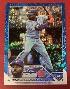 /999 JACKIE BRADLEY JR - 2023 Topps S2 - BLUE FOIL BOARD PARALLEL #410 BLUE JAYS