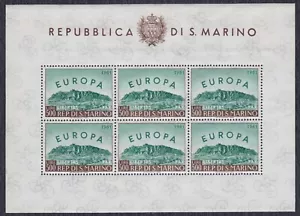 San Marino 1961 EUROPA, Sheet, Michel 700, MNH - Picture 1 of 2