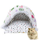 S Cotton Fabric White Christmas Pet Hamster Warm Hammock Hanging Tent F Tdm