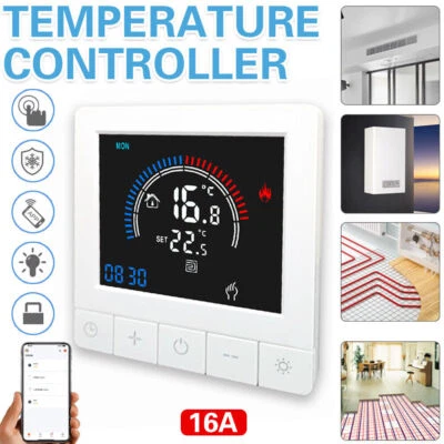 TUYA Smart Wifi Thermostat APP Voice Remote Control Digital Wireless Thermostat - Image 1 of 4