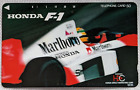 Carte téléphonique japonaise Ayrton Senna McLaren Honda Formule 1 Marlboro rare