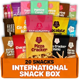 20 Stück International Snack Geschenkbox Variety Pack Foreign Rare Snacks and Candies - Bild 1 von 8