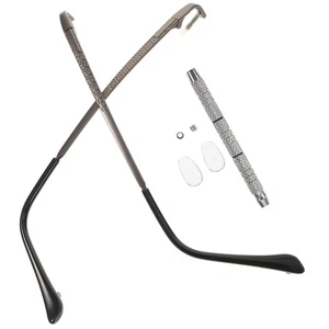 Glasses Repair Kit Eyeglass Arms Replacement Optical with Nose Pads - Picture 1 of 12