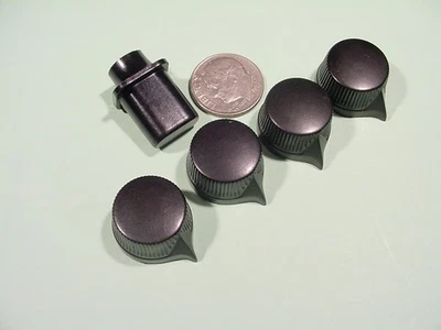 LOTE DE CINCO PERILLAS DE CONTROL McIntosh MC240 MC275 (PIEZA DE FABRICANTE ORIGINAL) ***** Foto 1 de 4