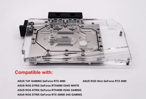 Granzon GPU Water Block For ASUS TUF GAMING RTX 4090 / RTX4090 ROG Strix - Picture 1 of 5