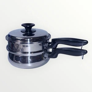 PERMANENT STAINLESS STEEL WATERLESS MULTICORE COOKWARE STEAMER SAUCEPAN - Picture 1 of 4