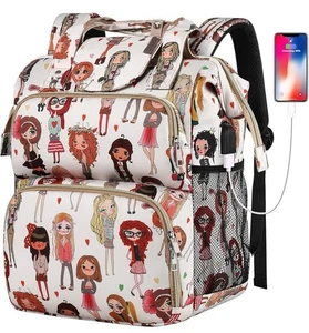 Anime Girl Mogplof 15.6 inch Laptop Backpack, Airline Carry-On Approved NEW - Picture 1 of 7