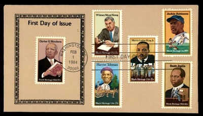 Mayfairstamps US FDC 1984 Men and Women Carter G Woodson First Day Cover aau_280 - Image 1 of 2