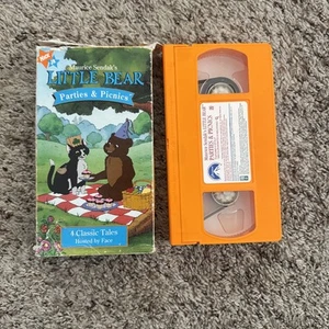 Little Bear Parties and Picnics VHS 1998 Nick Jr 4 Classic Tales TESTED WORKING - Picture 1 of 1