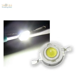 10x Highpower LED 3W kaltweiß, 3 W weiße High Power SMD LEDs, 3 Watt 700mA white - Bild 1 von 6