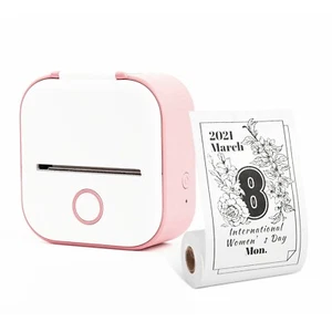 T02 Pocket Mini Thermal Printer for Learning Assistance Study Notes Journal Gift - Picture 1 of 12