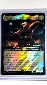 MTG Magic the Gathering Fallout Borderless Surge Foil The Master Transcendent LP - Picture 1 of 3