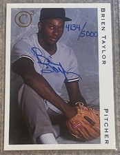 1992 Classic C3 “Collector’s Club Autograph” Brien Taylor #4134/5000