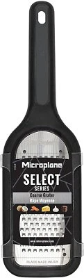 Microplane Select Series Coarse Grater – Black, Stainless Steel, Ultra-Sharp - Image 1 of 4