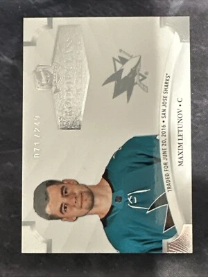 2020-21 The Cup Rookie Class of 2021 2020-ML Maxim Letunov San Jose Sharks - Image 1 of 3