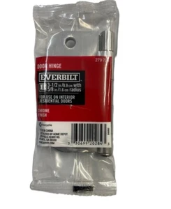 Lot of 6 - Everbilt - 279 724 Door Hinge Chrome Finish 3-1/2" x 4/8" Radius - Picture 1 of 3